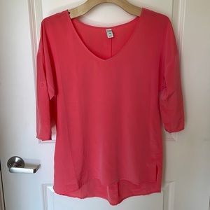 Coral Pink Tunic Top